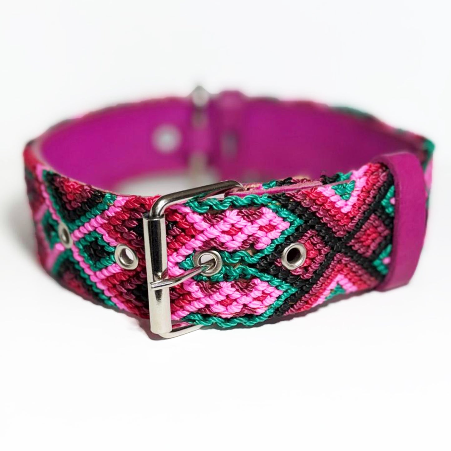 #51 -Large- Rose Dog Collar & Leash Set