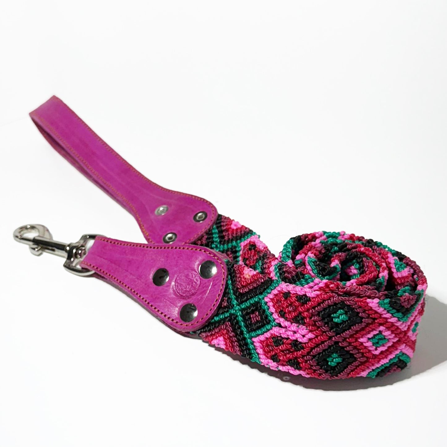 #51 -Large- Rose Dog Collar & Leash Set