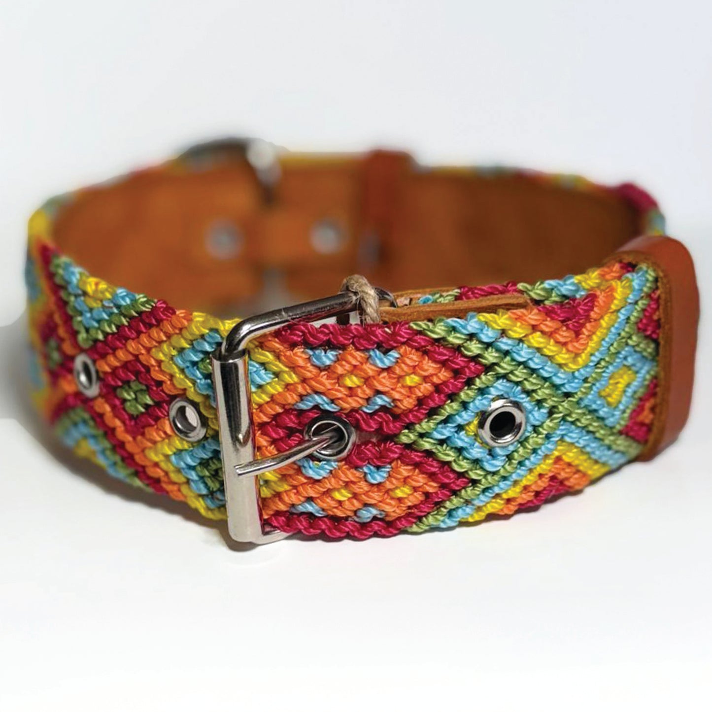 #43 -Large- Carousel Dog Collar & Leash Set