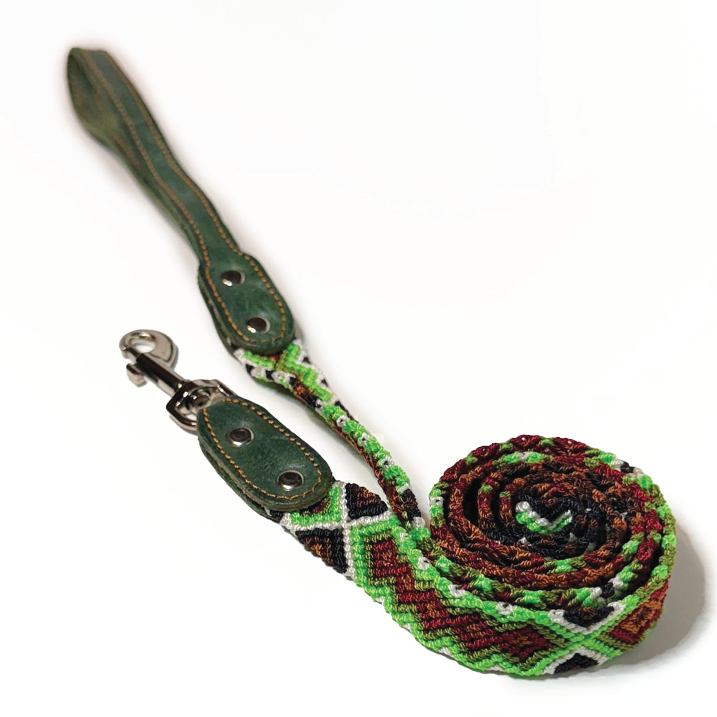 #05 -Small- Forest Dog Collar & Leash Set