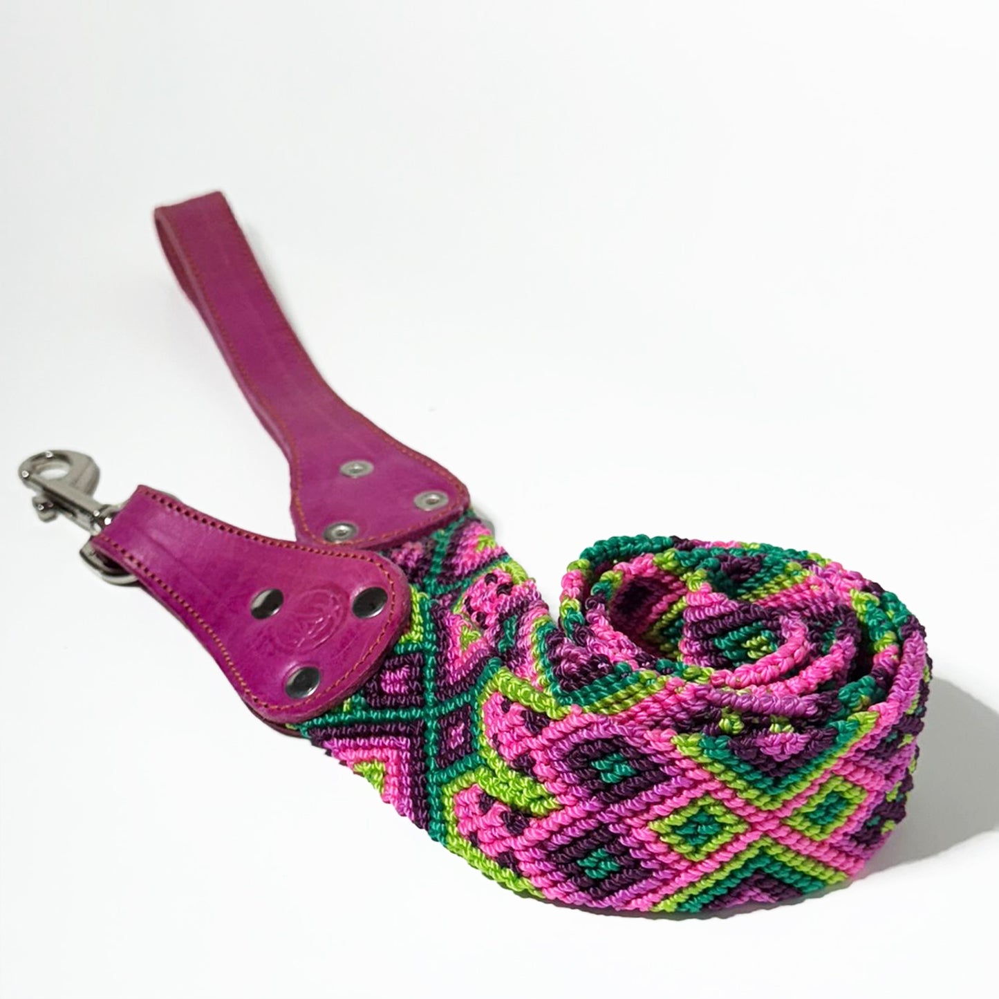 #57 -Large- Wildberry Dog Collar & Leash Set