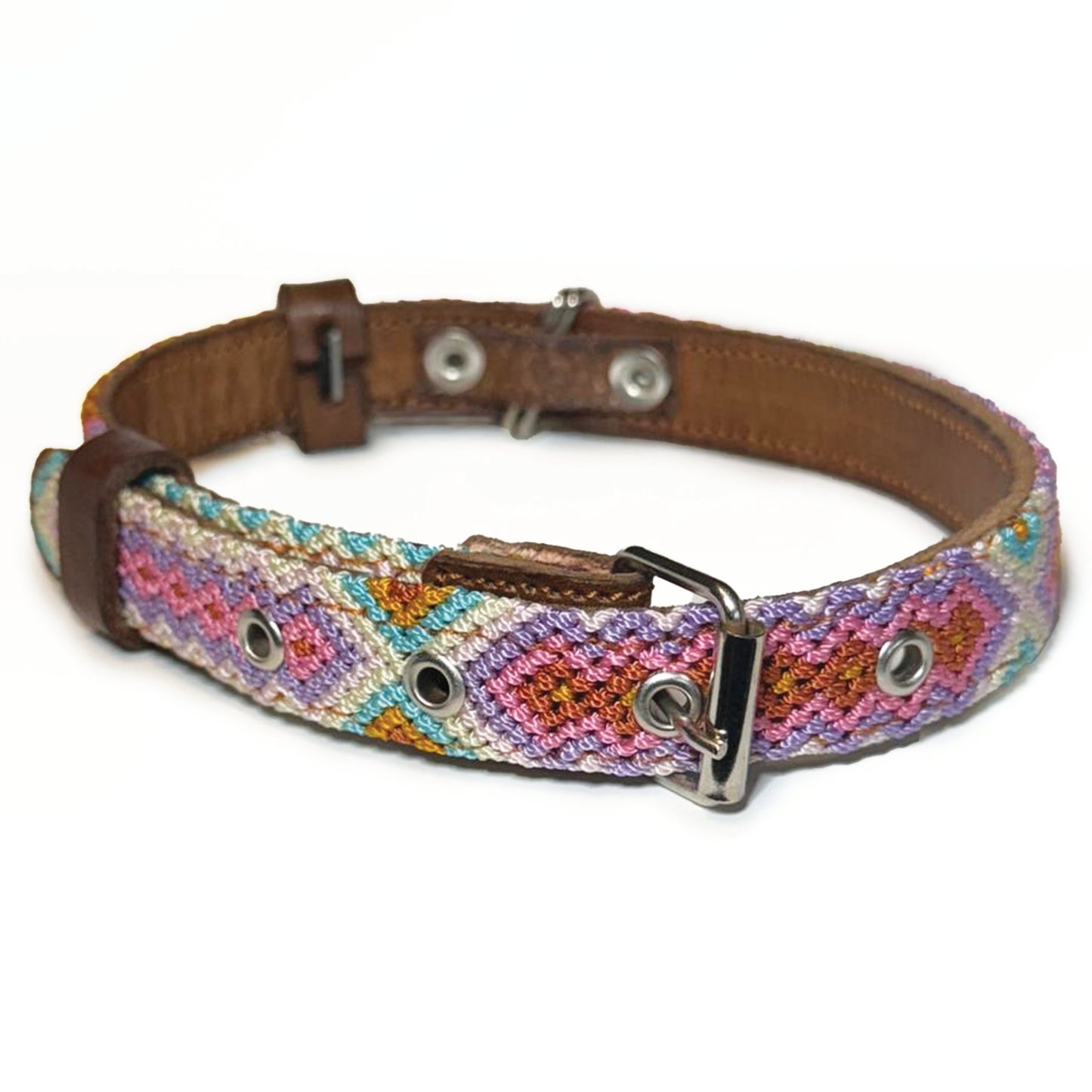 #16 -Medium- Birthday Cake Dog Collar & Leash Set