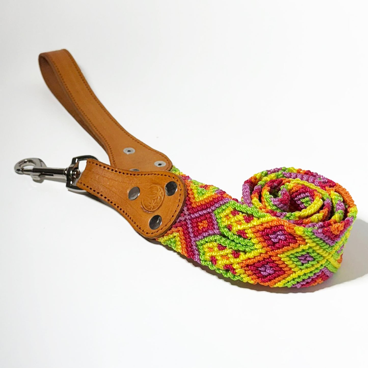 #52 -Large- Skittles Dog Collar & Leash Set