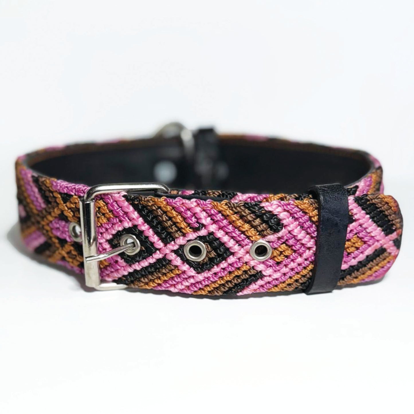 #56 -Large- Violet Dog Collar & Leash Set