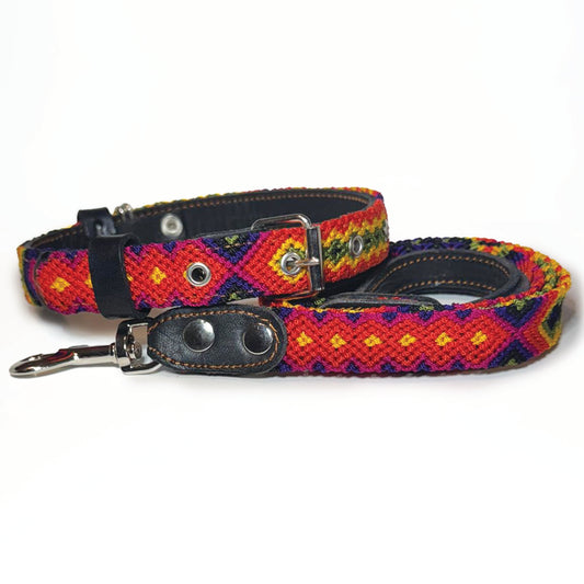 #27 -Medium- Esmeralda Collar & Leash Set