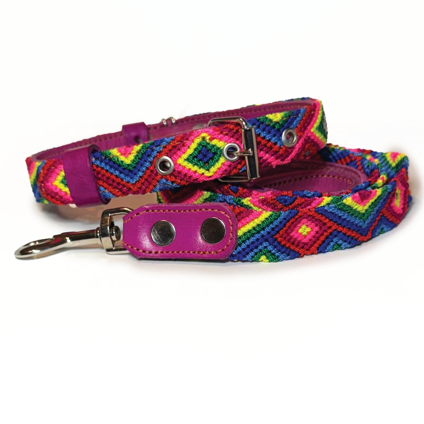 #36 -Medium- Sunberry Collar & Leash Set