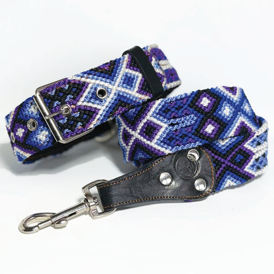 #45 -Large- Midnight Dog Collar & Leash Set