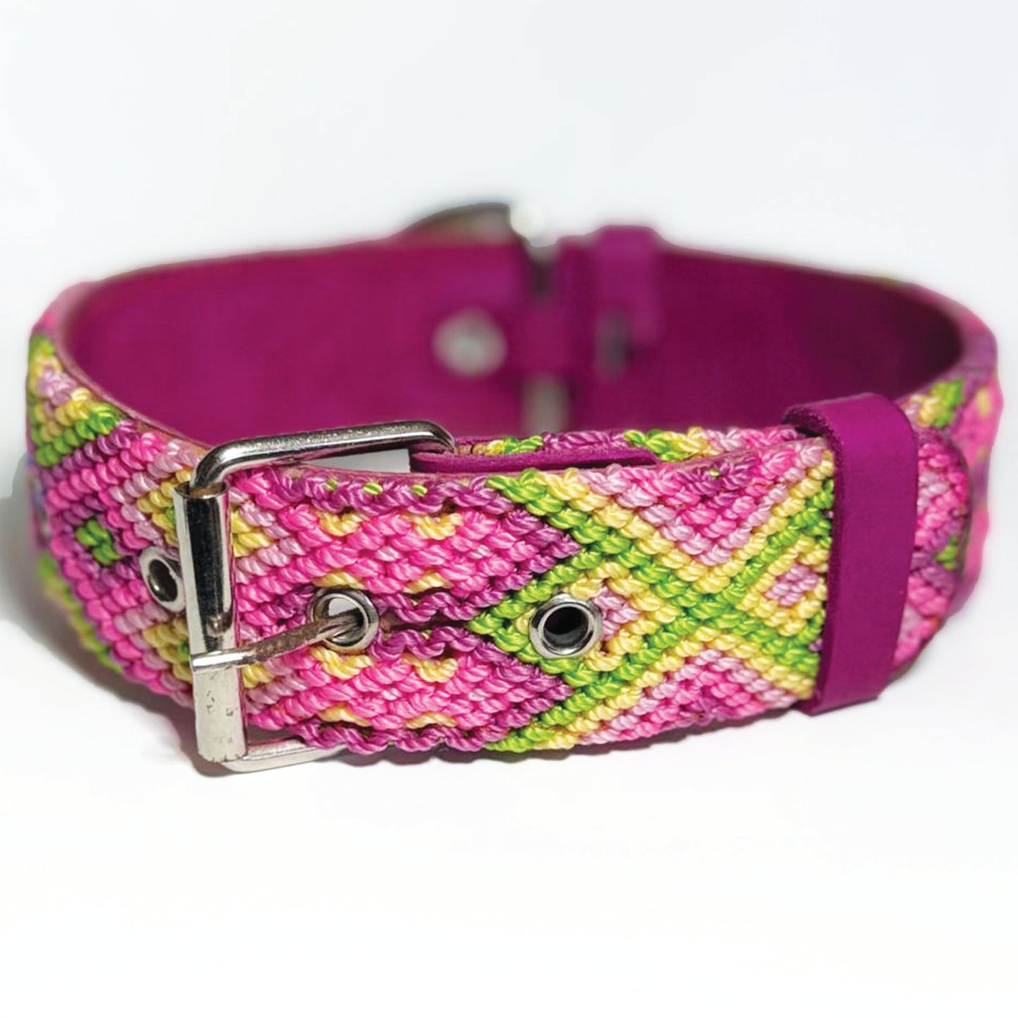 #49 -Large- Pinkberry Dog Collar & Leash Set