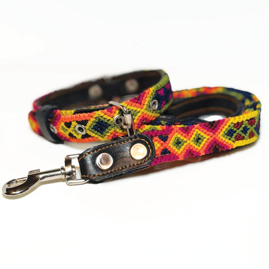 #08 -Small- Melon Dog Collar & Leash Set