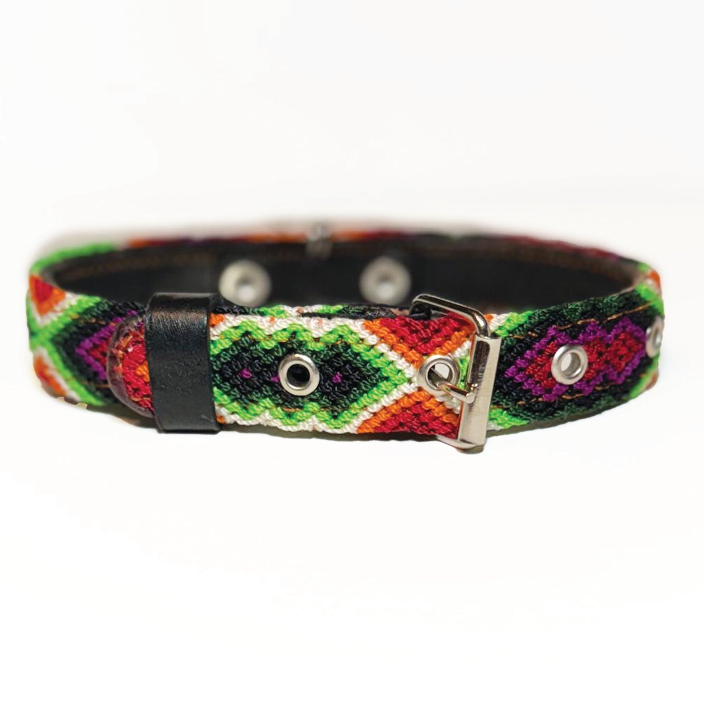 #12 -Small- Sunset Ember Dog Collar & Leash Set
