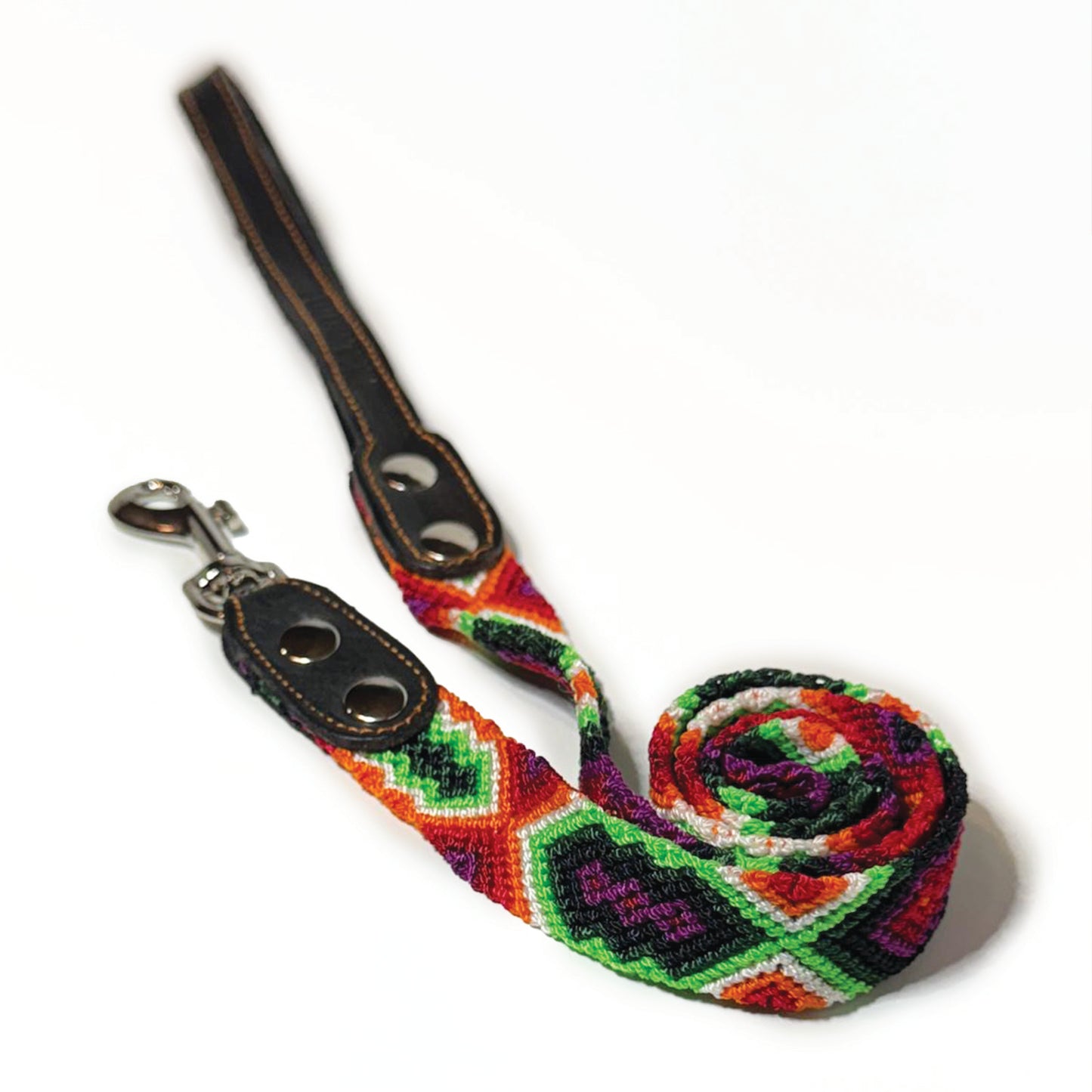 #12 -Small- Sunset Ember Dog Collar & Leash Set