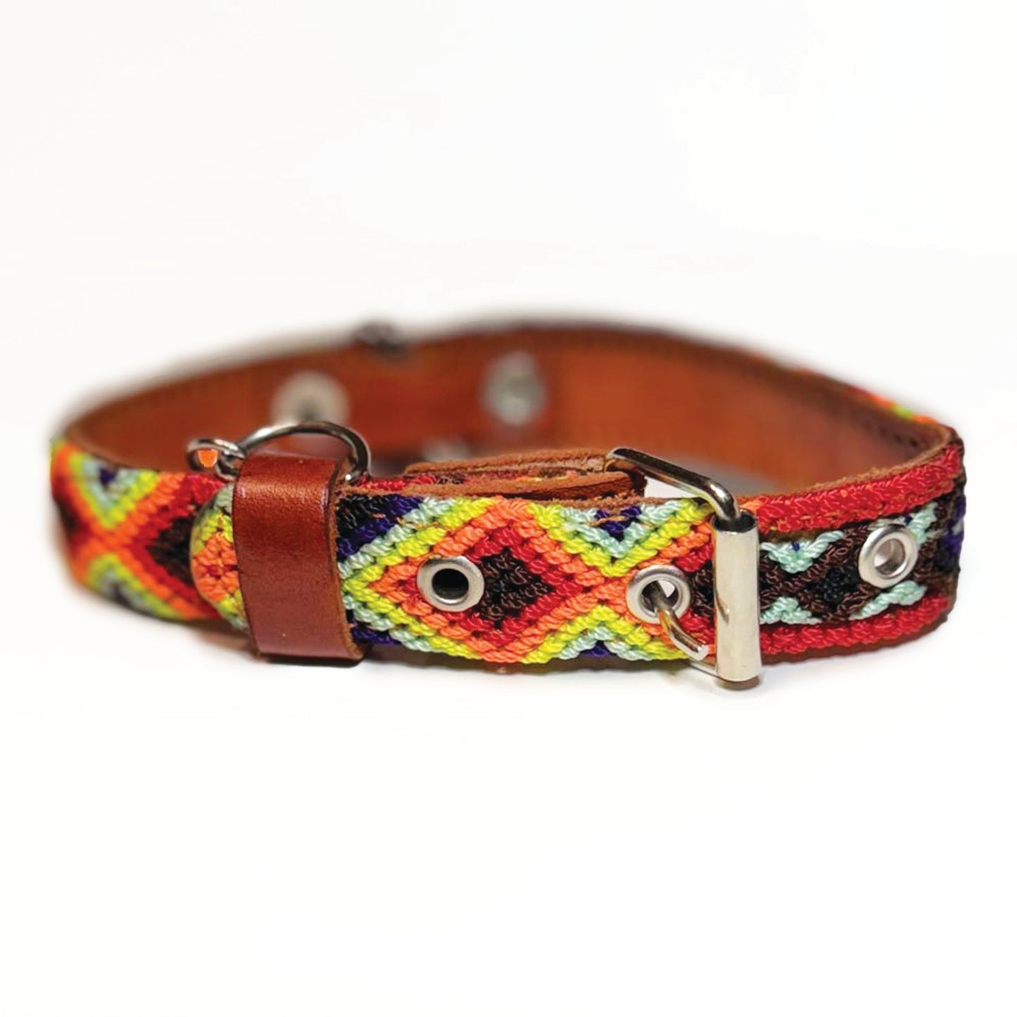 #10 -Small- Northern Lights  Dog Collar & Leash Set