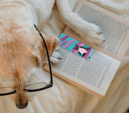 Time for belly rubs bookmark