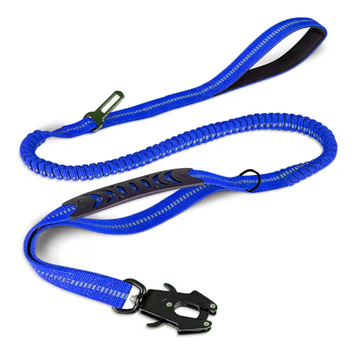 Blue Seat Belt Leash