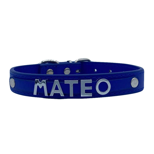 Blue Collars Customisable Personalized Collars - TysonsDoghouse – Tysons DogHouse