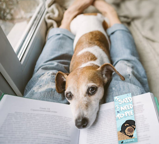 I need to pee bookmark