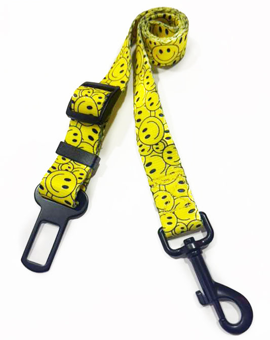 Smiley Seat Belt Leash