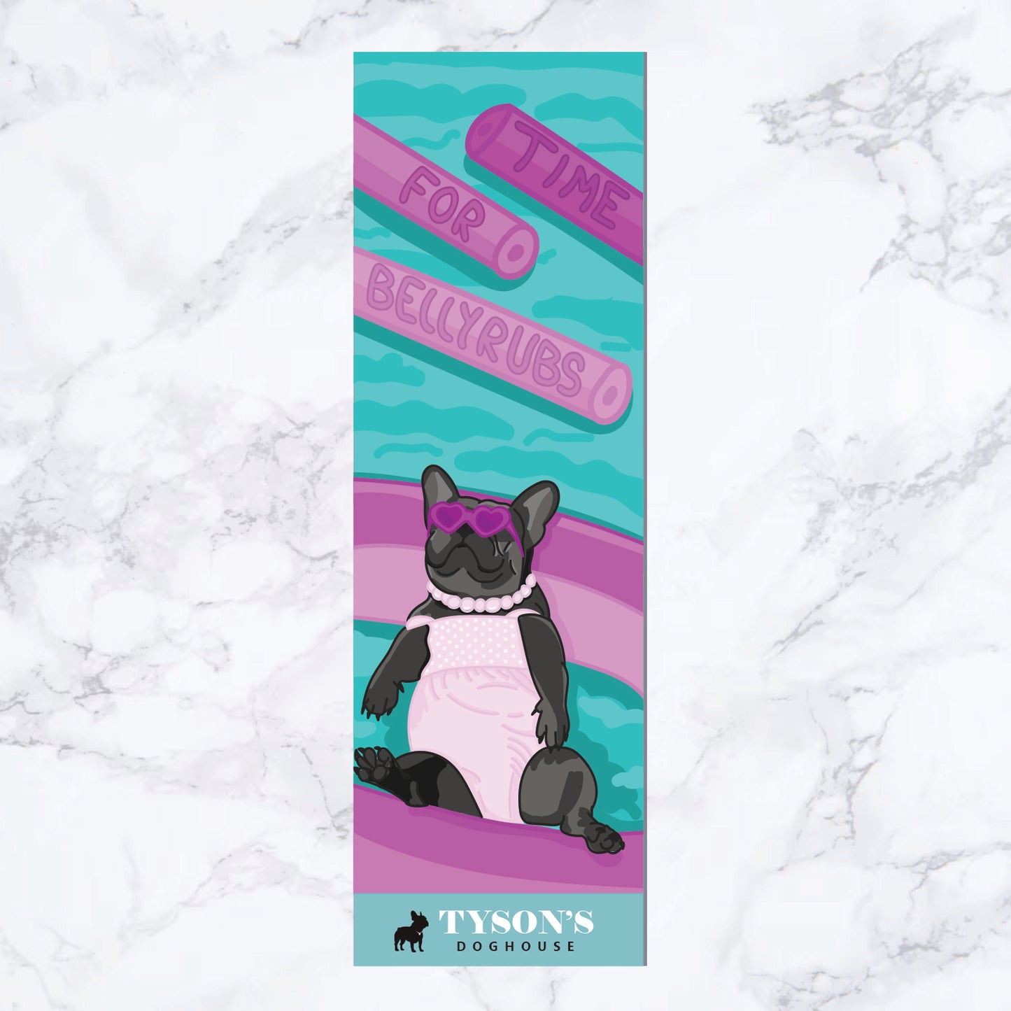 Time for belly rubs bookmark